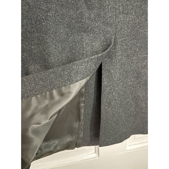 Mongolian Camel Hair Blazer Charcoal Gray 2 Button Sport Coat 46 Regular XL Prep - Picture 7 of 8